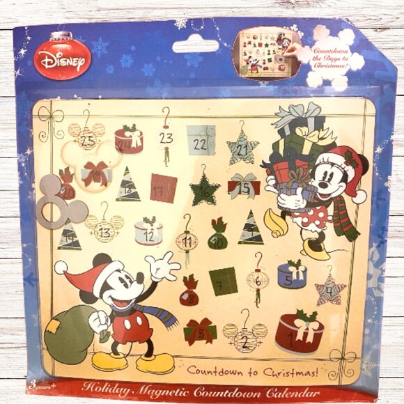 Disney Holiday Magnetic Countdown Calendar Christmas 8.5 in. x 10 in. - Picture 2 of 4